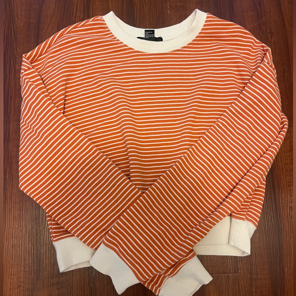 Striped Cropped Pullover
